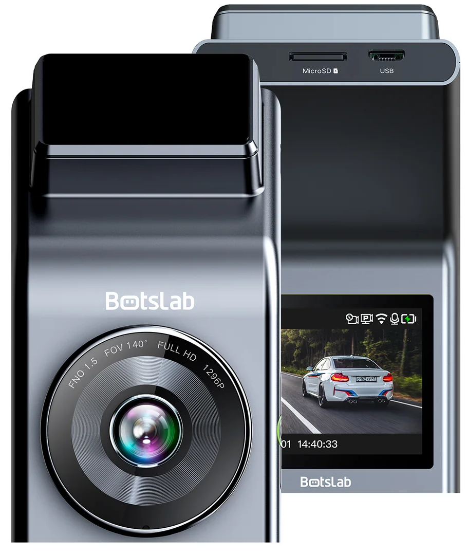 Prednja i stražnja auto kamera Botslab G300H Plus, 4K, Wi-Fi, GPS, zaslon 2.4 inča