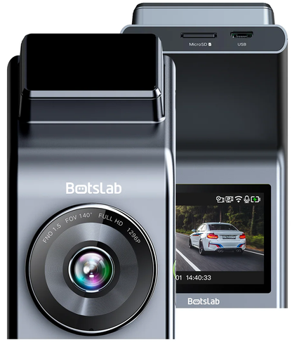 Prednja i stražnja auto kamera Botslab G300H Plus, 4K, Wi-Fi, GPS, zaslon 2.4 inča