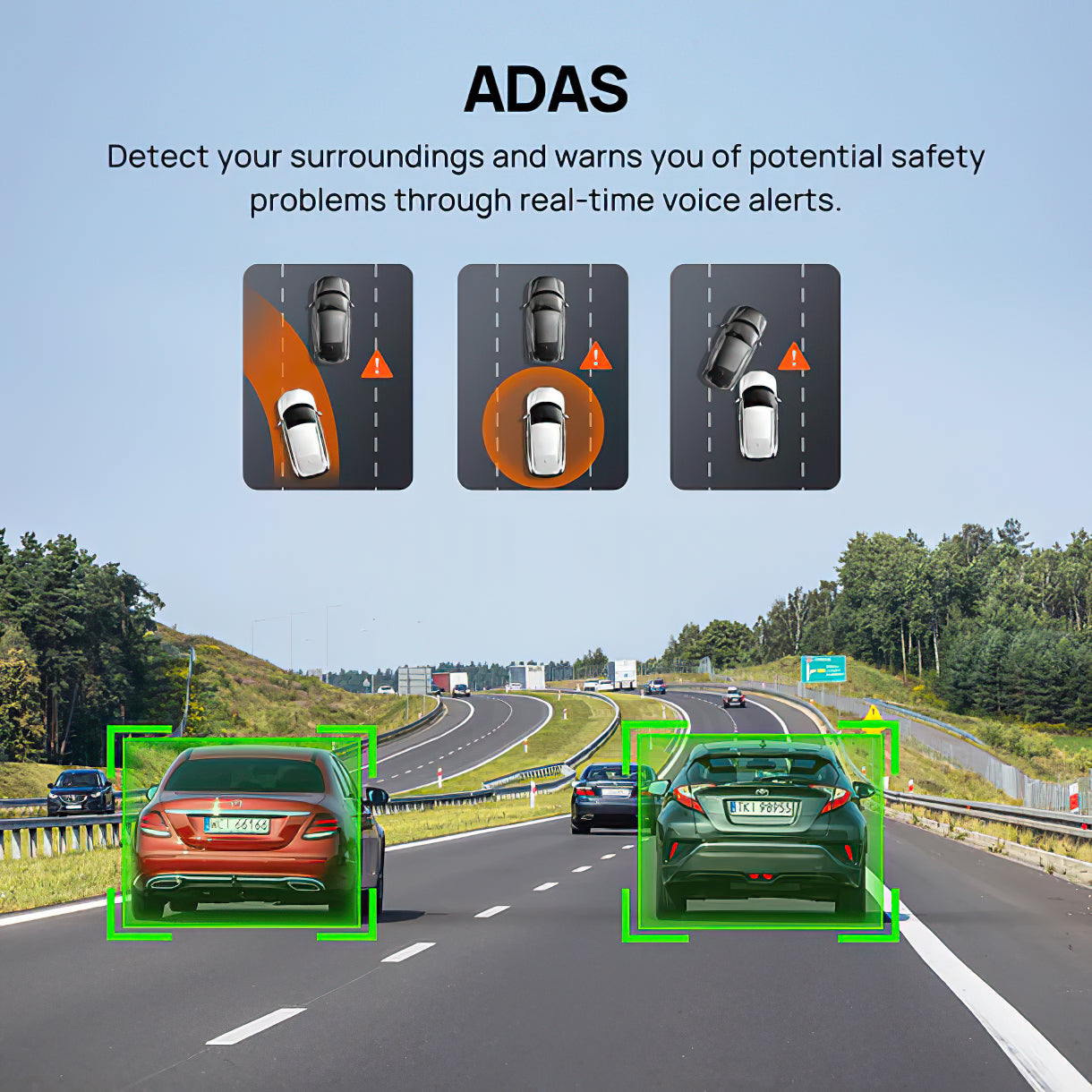Auto kamera Prednja Stražnja 70mai Dash Cam A510, 3K, GPS, Wi-Fi, Zaslon 2 inča