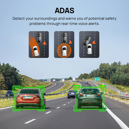 Auto kamera Prednja Stražnja 70mai Dash Cam A510, 3K, GPS, Wi-Fi, Zaslon 2 inča