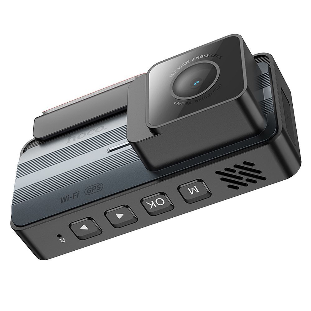 Auto kamera Prednja Zadnja HOCO DV12, 2K, Wi-Fi, GPS, Zaslon 3.69 inča