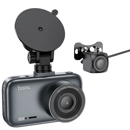 Auto kamera Prednja Zadnja HOCO Driving DV6, 1080P, Zaslon 3 inča
