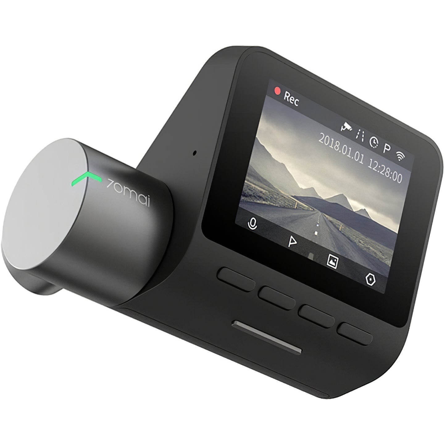 Auto kamera 70mai Dash Pro Plus A500s, 2.7K, Wi-Fi, GPS, Zaslon 2 inča