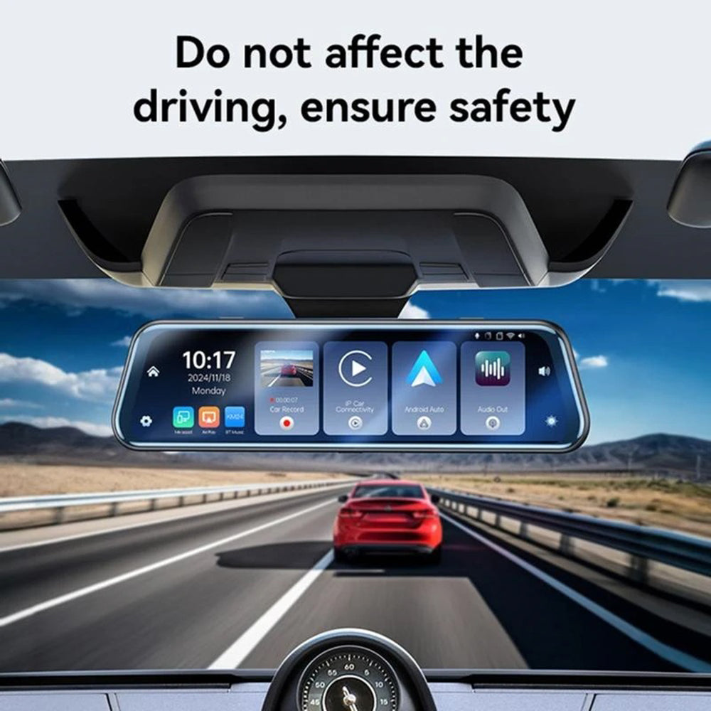 Auto kamera Yesido KM24 s Carplay / Android Auto, 4K, Zaslon 9.66 inča