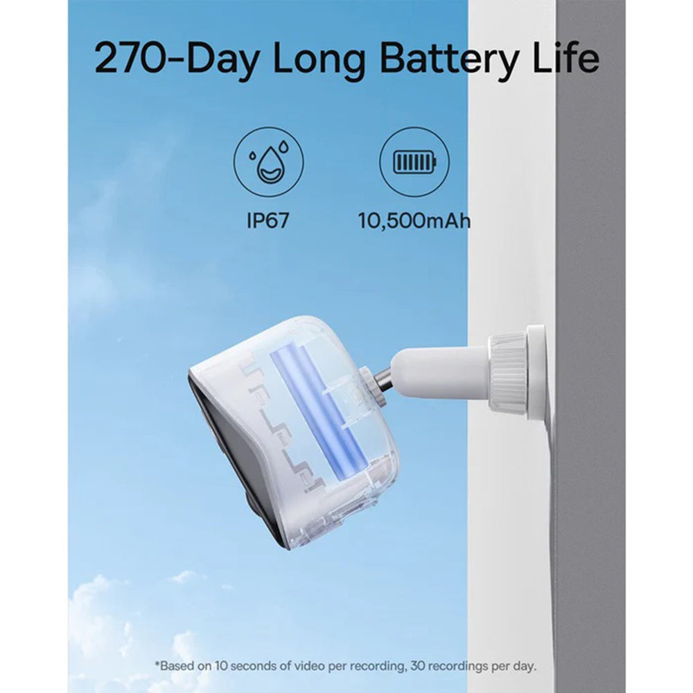 Kamera za nadzor Baseus N1 Plus, Wi-Fi, 2K, IP67, Vanjska S0TV022132