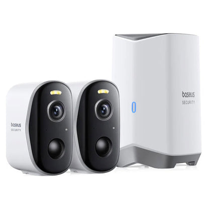 Kamera za nadzor Baseus N1 Plus, Wi-Fi, 2K, IP67, Vanjska, Set 2 komada S0TY002131
