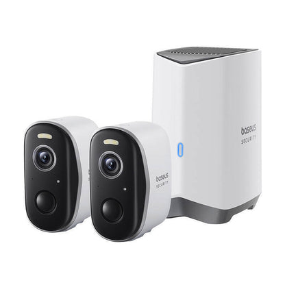 Kamera za nadzor Baseus N1 Plus, Wi-Fi, 2K, IP67, Vanjska, Set 2 komada S0TY002131