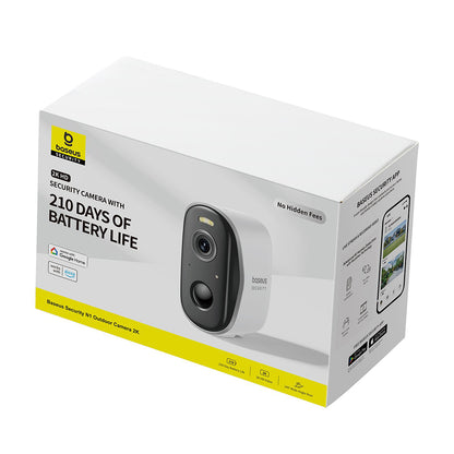 Kamera za nadzor Baseus N1, Wi-Fi, 2K, IP67, Vanjska, Bijela S0TZ002130