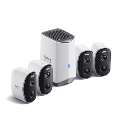 Kamera za nadzor Baseus N1, Wi-Fi, 2K, IP67, Vanjska, Set 4 komada ACSLH-01