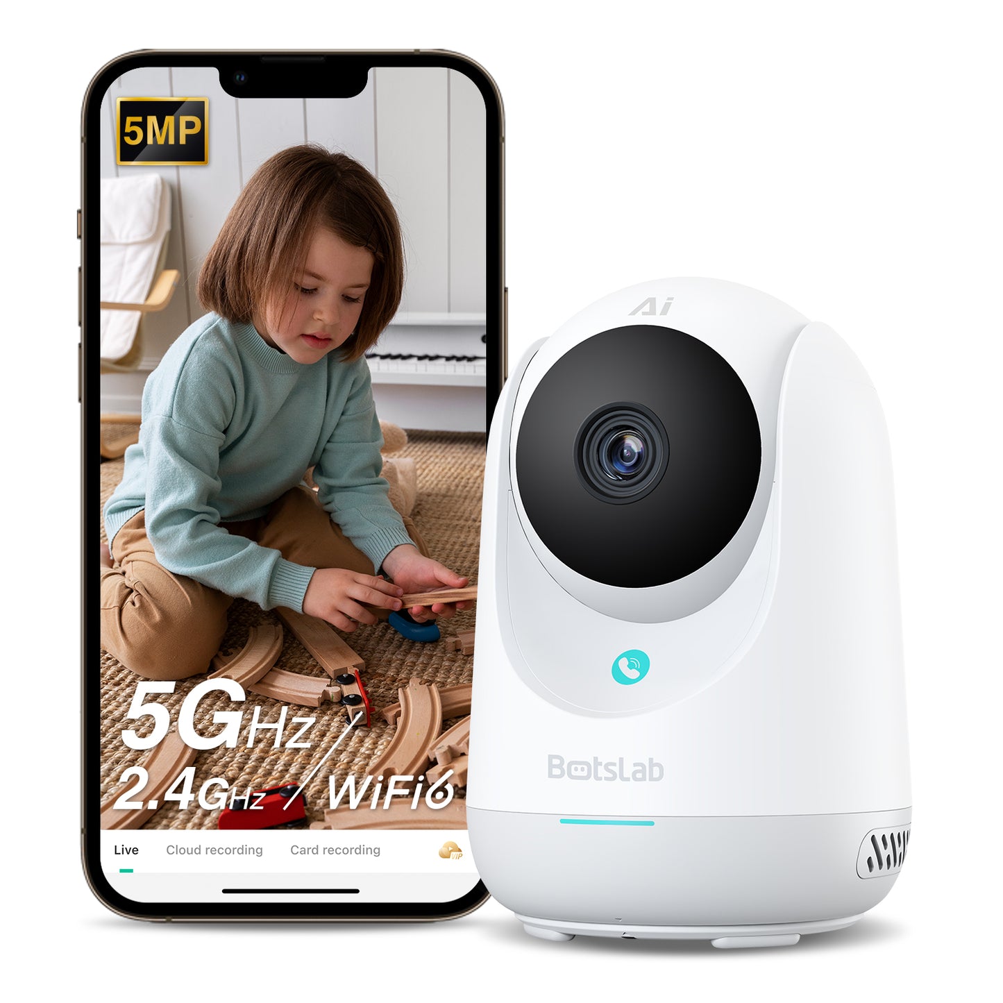 Kamera za nadzor Botslab 2C Pro C222, Wi-Fi, 3K, unutarnja