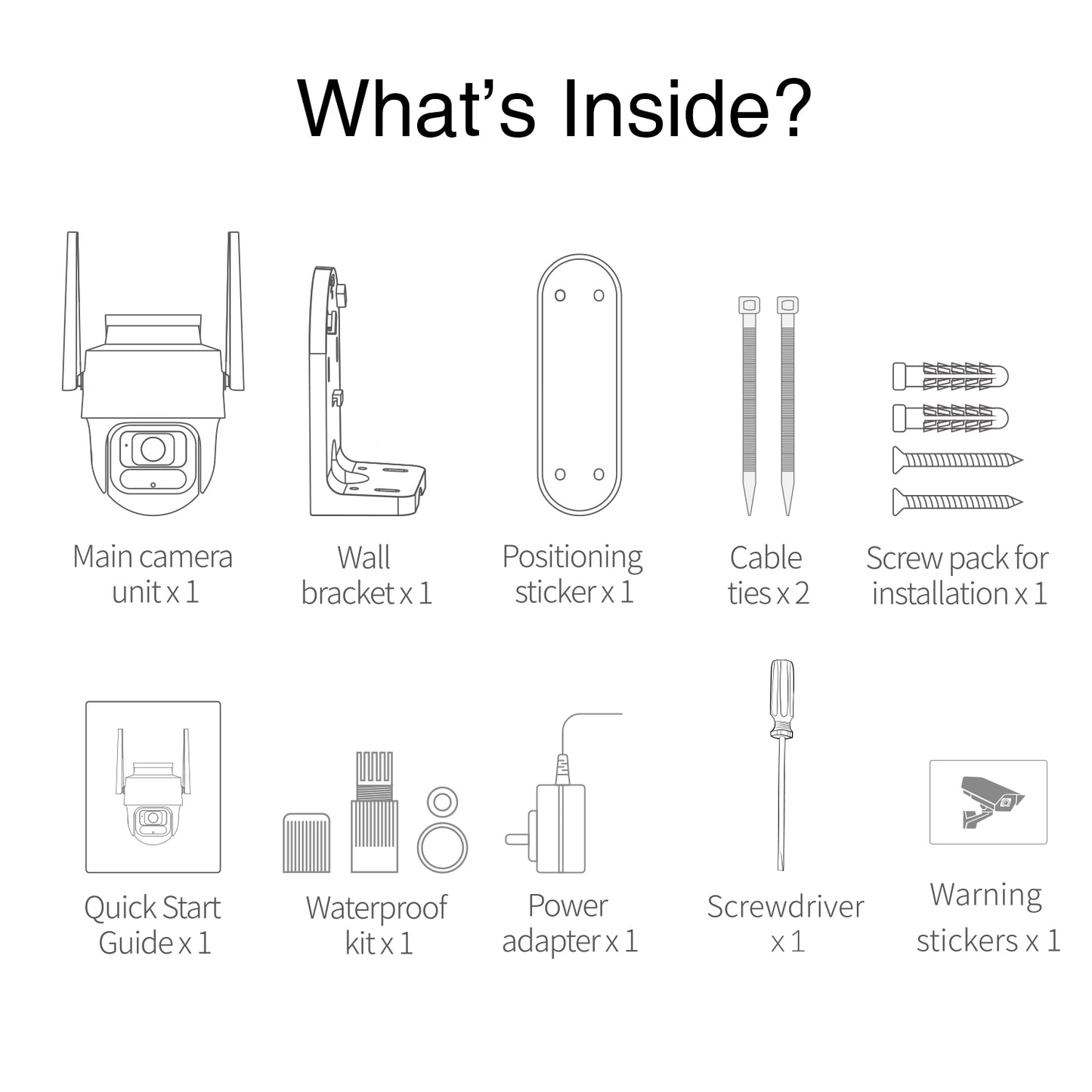 Kamera za nadzor Botslab W311, Wi-Fi, 2K, IP66, vanjska
