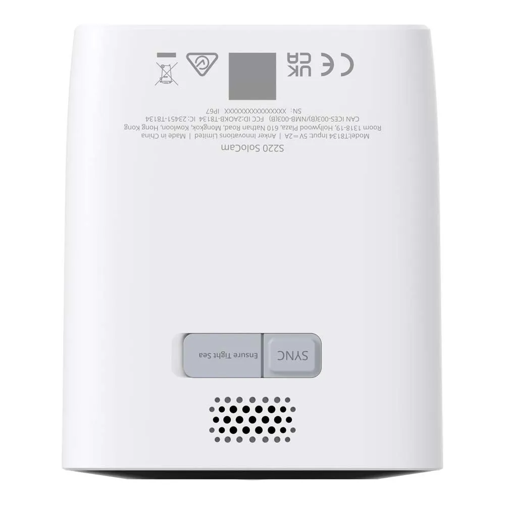 Nadzorna kamera Eufy SoloCam S220, Wi-Fi, 2K, IP67, Solarni panel, Vanjska T8134321