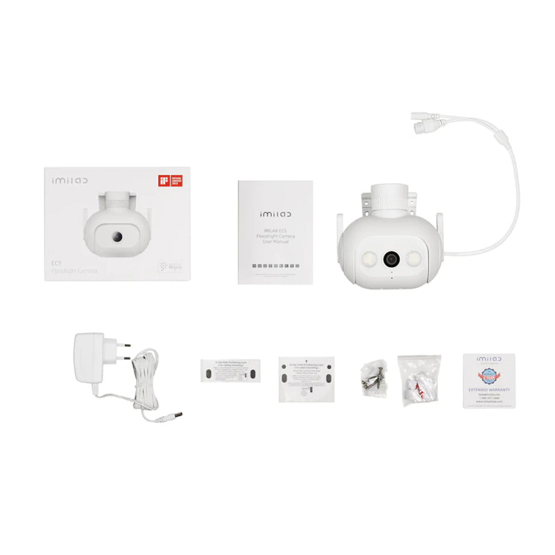 Kamera za nadzor iMILAB EC5, Wi-Fi, 2K, IP66, za vanjsku upotrebu CMSXJ55A