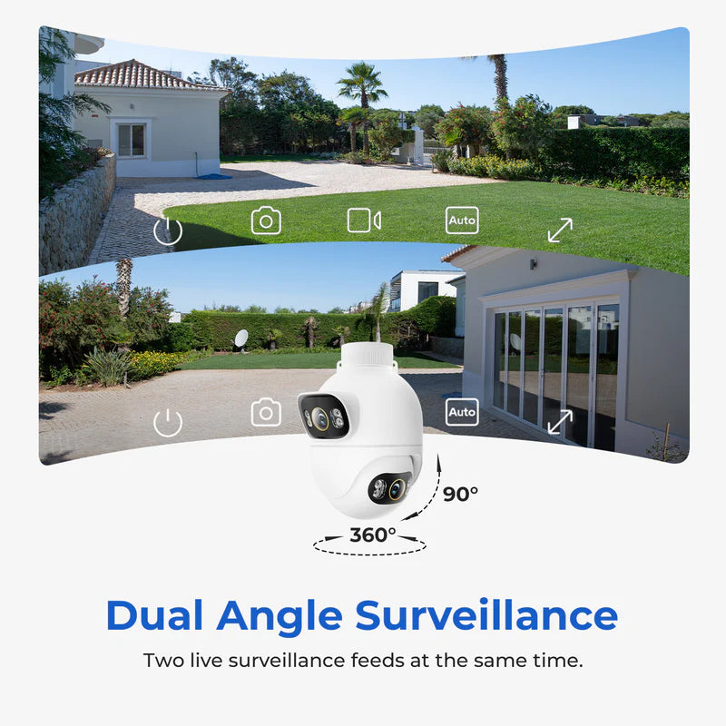 Kamera za nadzor iMILAB EC6 Dual, Wi-Fi, 3K, IP66, Vanjska CMSXJ68A