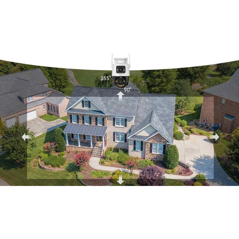 Kamera za nadzor Imou Cruiser Dual 2 Pro, Wi-Fi, 2.5K + 2.5K, IP65, Vanjska, Bijela IPC-S7XFP-8U0WED