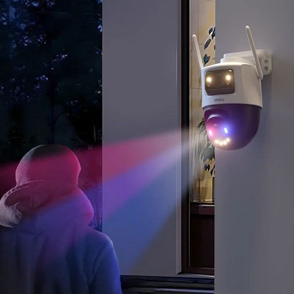 Kamera za nadzor Imou Cruiser Dual 2 Pro, Wi-Fi, 2.5K + 2.5K, IP65, Vanjska, Bijela IPC-S7XFP-8U0WED