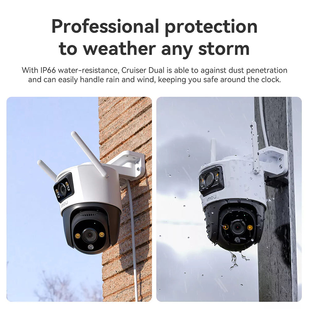 Kamera za nadzor Imou Cruiser Dual, Wi-Fi, 2.8K + 2K, IP66, Eksterijer IPC-S7XP-8M0WED-0360B
