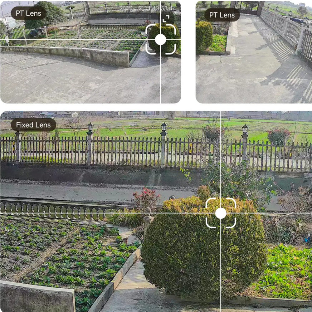 Kamera za nadzor Imou Cruiser Triple, Wi-Fi, 3K + 2K, IP65, vanjska, bijela IPC-S7UP-11M0WED