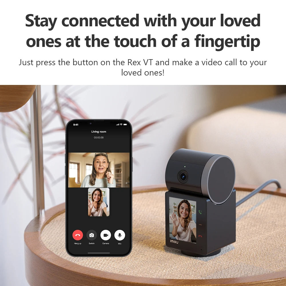 Kamera za nadzor Imou Rex VT Pro, Wi-Fi, 3K, Unutarnja, Crna IPC-S2VBP-5M0WR