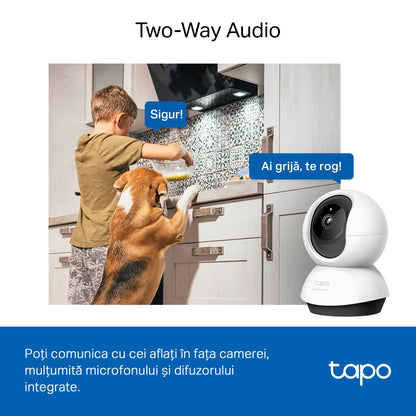 Kamera za nadzor TP-LINK Tapo C220, Wi-Fi, 2K, za unutrašnje korištenje