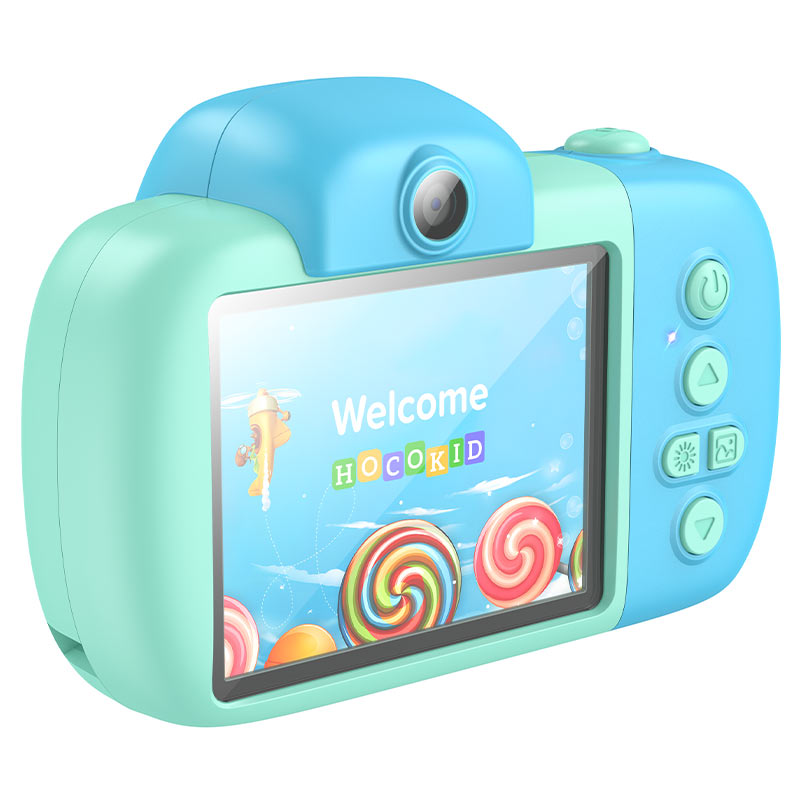 Digitalna kamera HOCO DV201 Kids, 1080P, 2MP, Plava