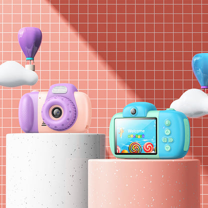 Digitalna kamera HOCO DV201 Kids, 1080P, 2MP, Roza