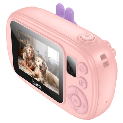 Digitalna kamera HOCO DV205 Kids, 720P, 1MP, Roza