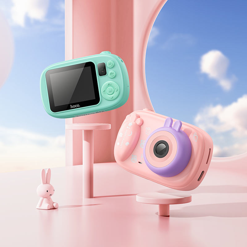 Digitalna kamera HOCO DV205 Kids, 720P, 1MP, Plava