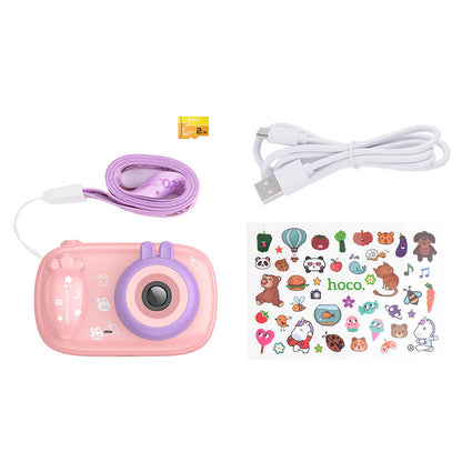 Digitalna kamera HOCO DV205 Kids, 720P, 1MP, Roza