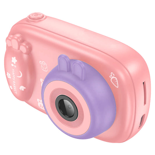 Digitalna kamera HOCO DV205 Kids, 720P, 1MP, Roza