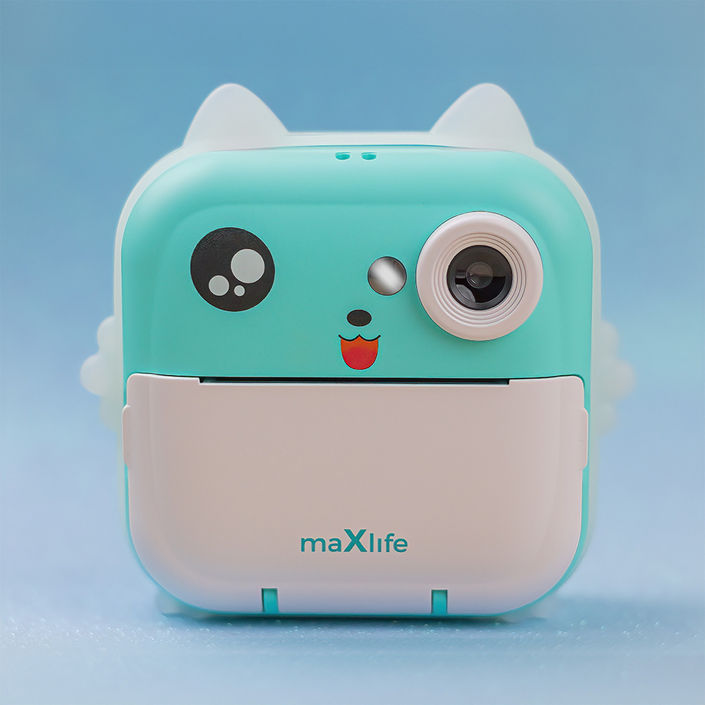Digitalna kamera s funkcijom ispisa MaXlife MXPC-100 Kids, Plava