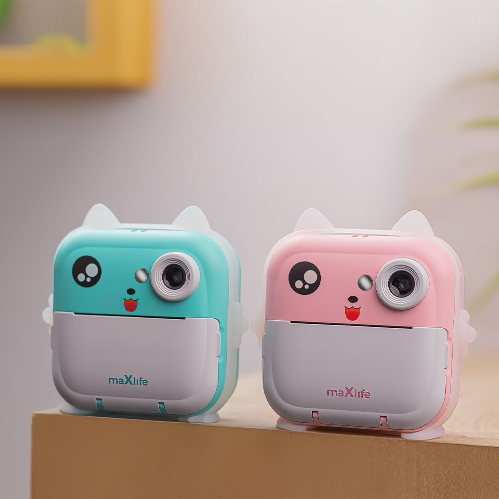Digitalna kamera s funkcijom ispisa MaXlife MXPC-100 Kids, Plava