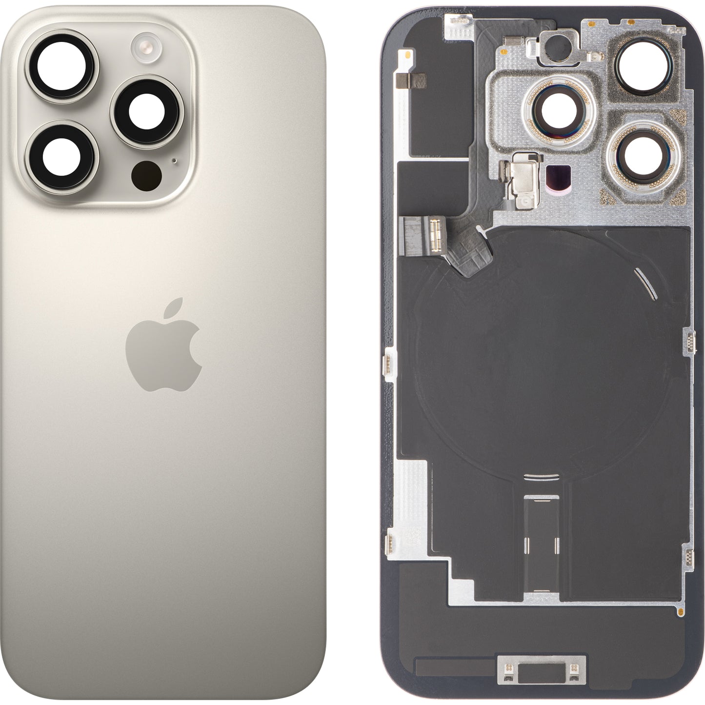 Poklopac baterije Apple iPhone 16 Pro, Bež (Natural Titanium), Zamjena