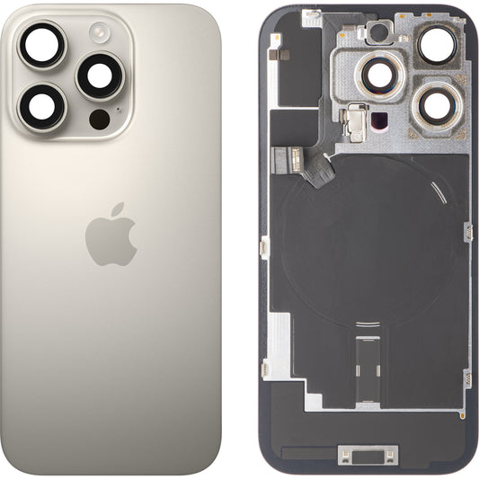 Poklopac baterije Apple iPhone 16 Pro, Bež (Natural Titanium), Zamjena