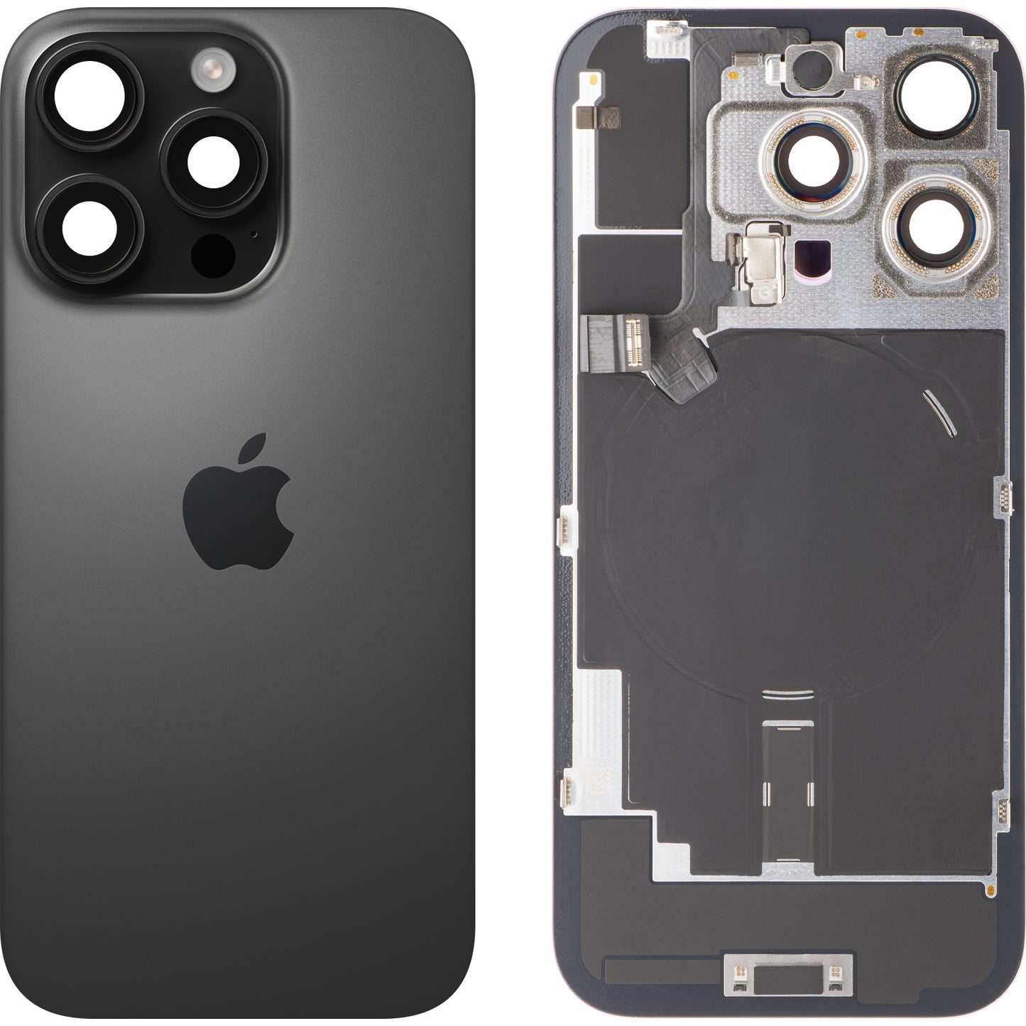 Poklopac baterije Apple iPhone 16 Pro, Crni (Black Titanium), Zamjena