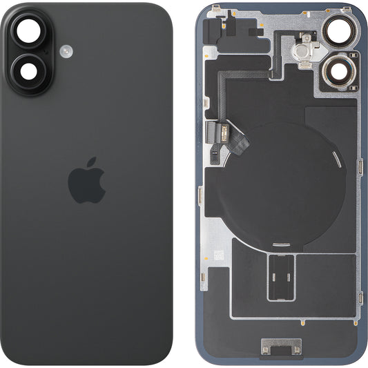Poklopac baterije Apple iPhone 16 Plus, Crni, Zamjena