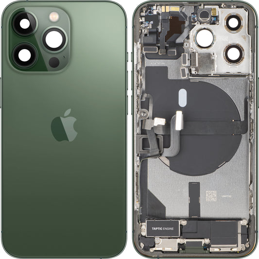 Poklopac baterije Apple iPhone 13 Pro, s kućištem sredine, Komplet dijelova, Zelena (Alpine Green), Zamjena