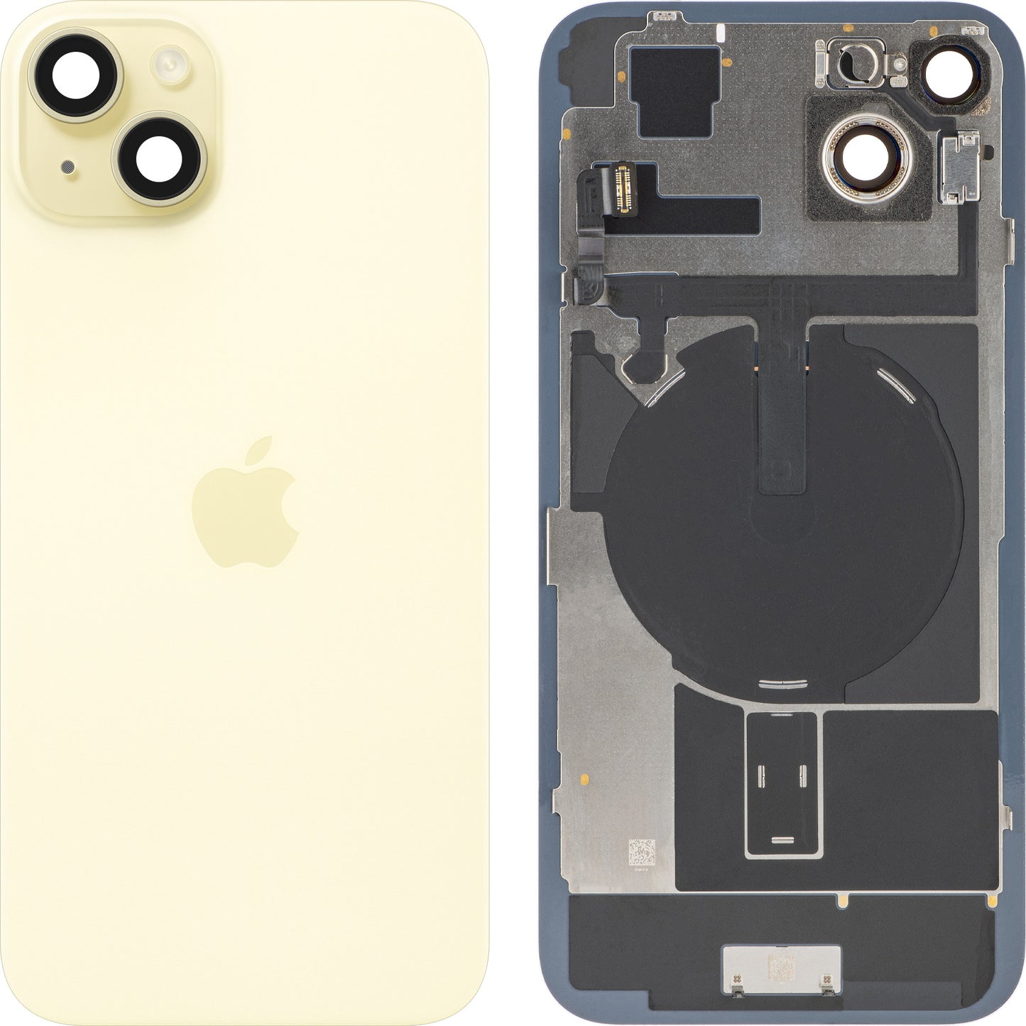 Poklopac baterije Apple iPhone 15 Plus, Žuta, Zamjena