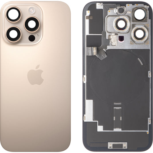 Poklopac baterije kompatibilan s Apple iPhone 16 Pro, Zlatni