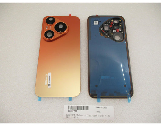 Poklopac baterije Huawei Pura 90s Pro, narančasti (Orange Soda), Service Pack 02357PTT
