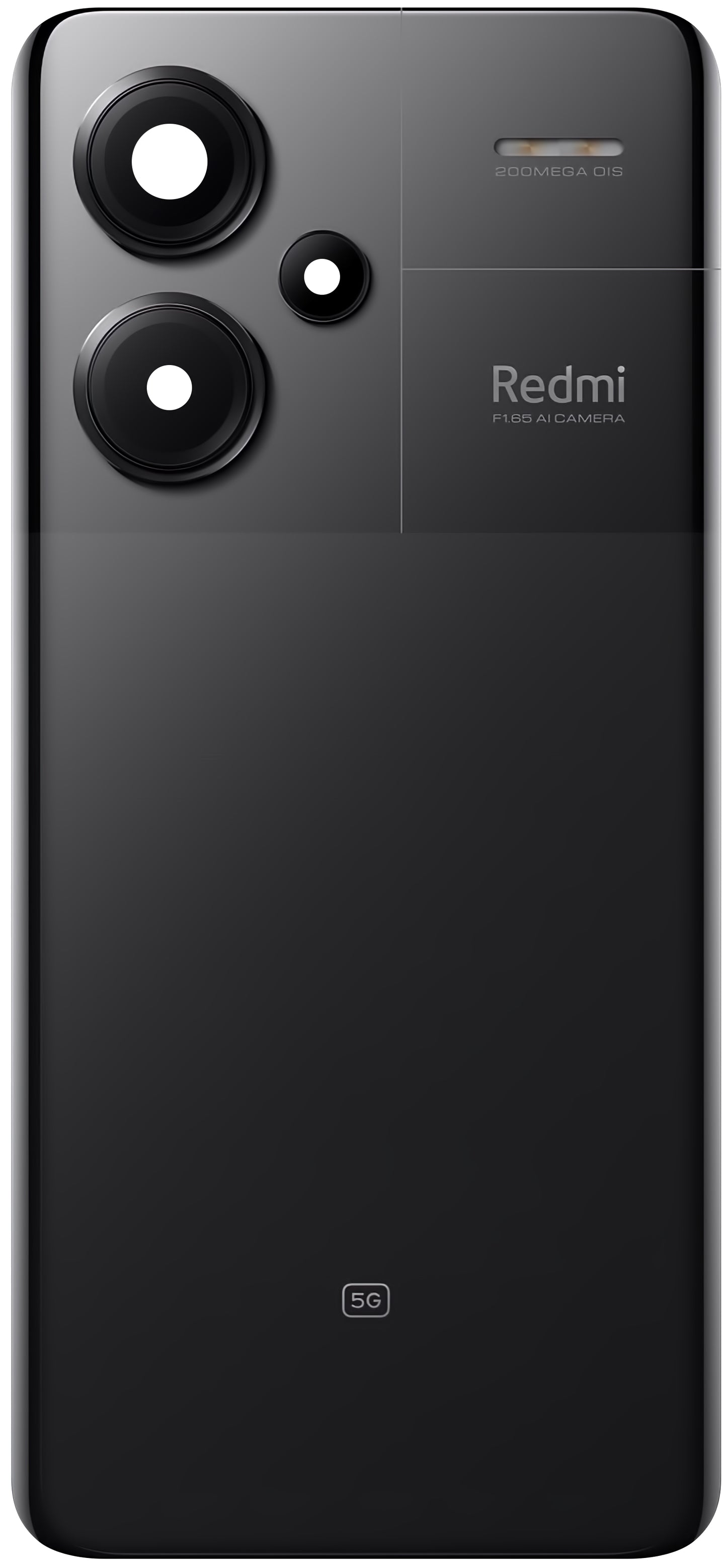 Poklopac baterije Xiaomi Redmi Note 13 Pro+, Crni (Midnight Black), Servisni paket 560035N16U00