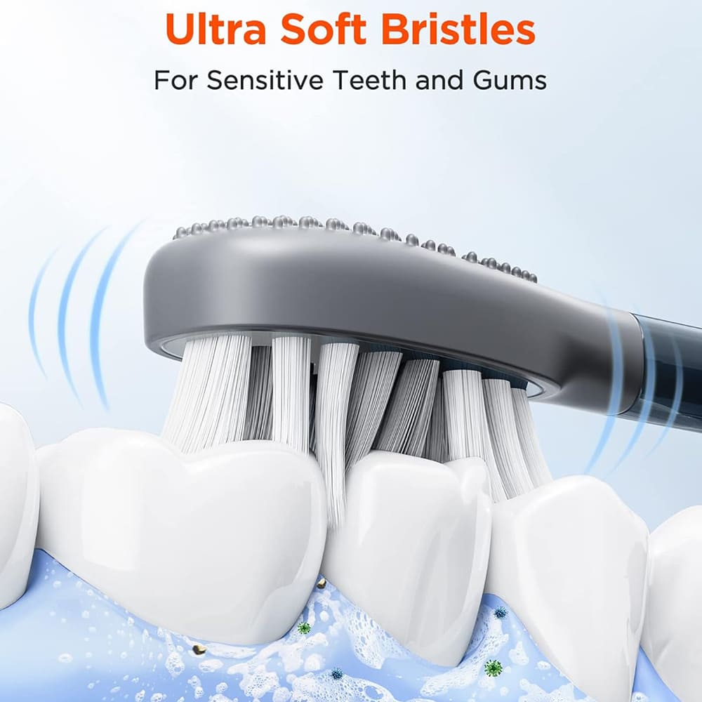 Rezervni nastavak Gum Care za električnu četkicu Bitvae S2 / S3, Set 4 komada, Crna