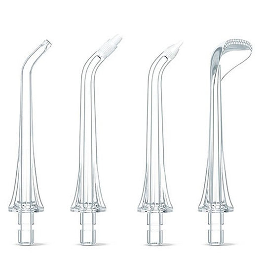 Rezervni nastavak za oralni irigator Bitvae C2 / F30 / 204, Set 4 komada, Prozirno
