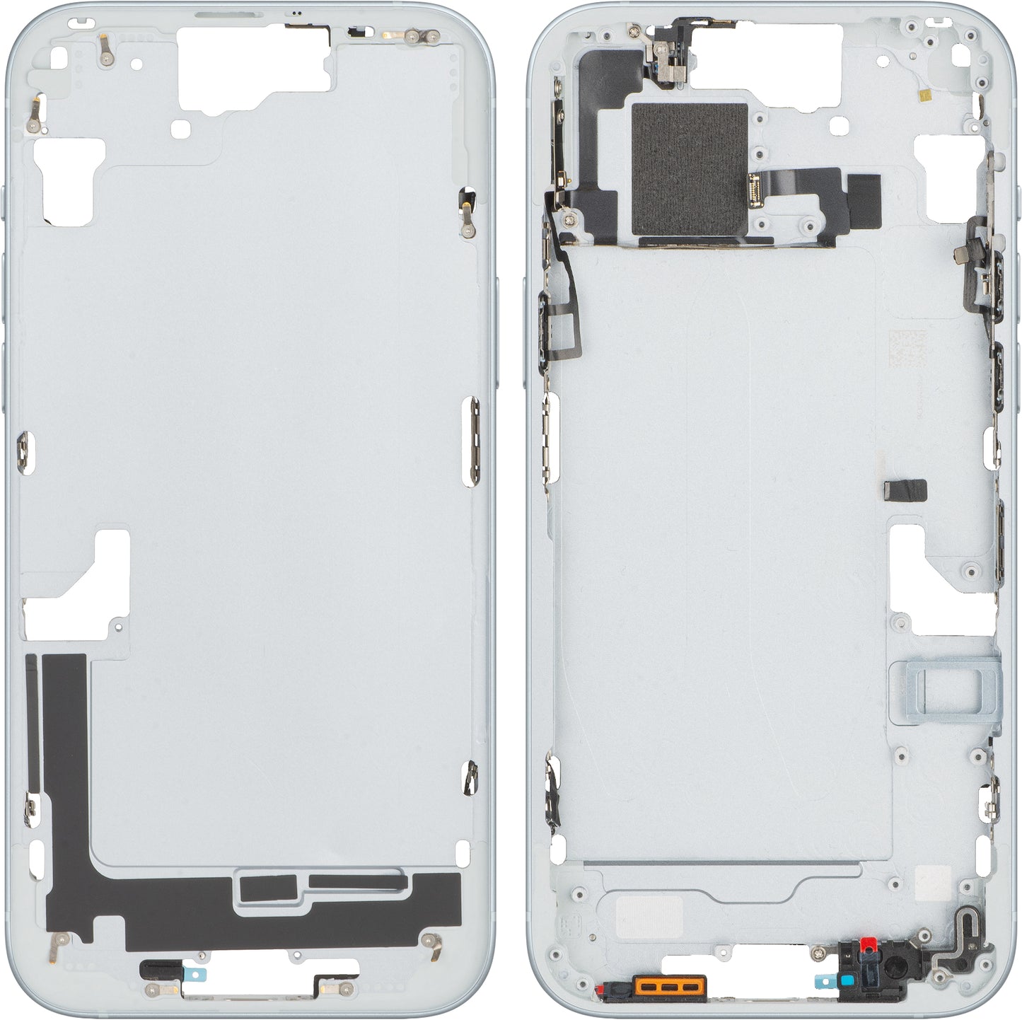 Srednji Kućište Apple iPhone 15 Plus, Plavo, Zamjena