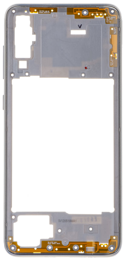 Srednji okvir Samsung Galaxy A70 A705, Srebrni
