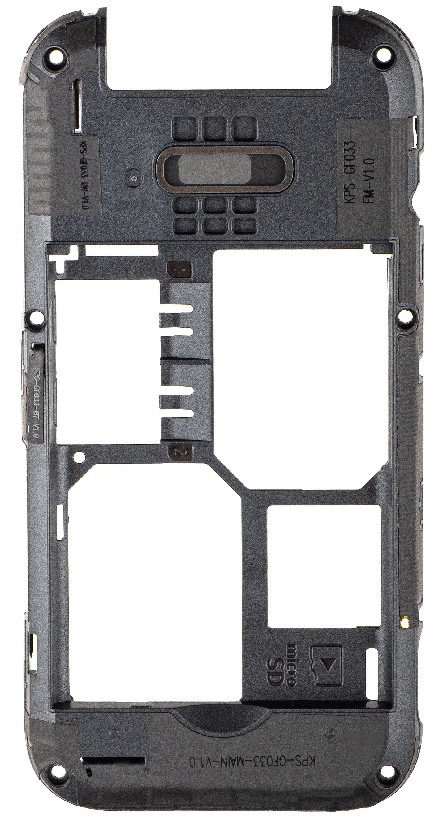 D Shell Cover za HMD 2660 Flip, crna