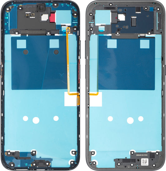 Srednji kućište Honor 600 Smart, Crna (Velvet Black), Service Pack 9707ADNR