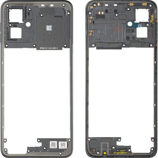 Srednji kućište Motorola Moto G55, Siva (Forest Grey), Service Pack 5S58C28444