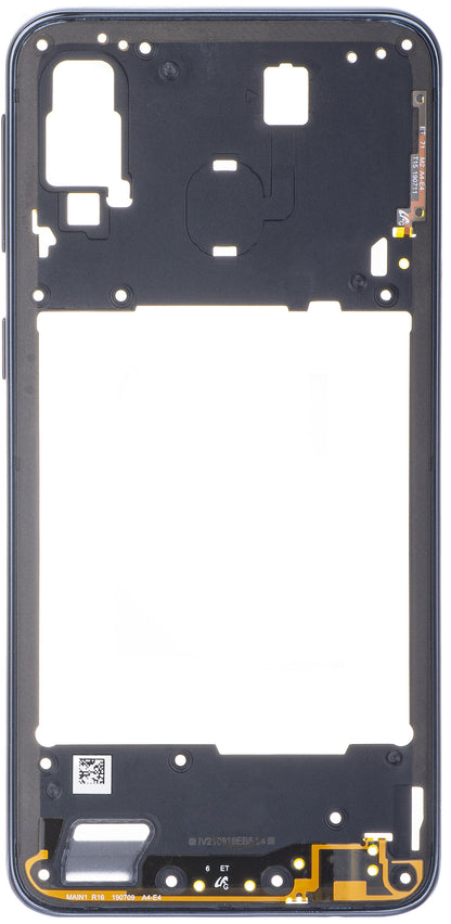 Srednji okvir Samsung Galaxy A40 A405, Crni