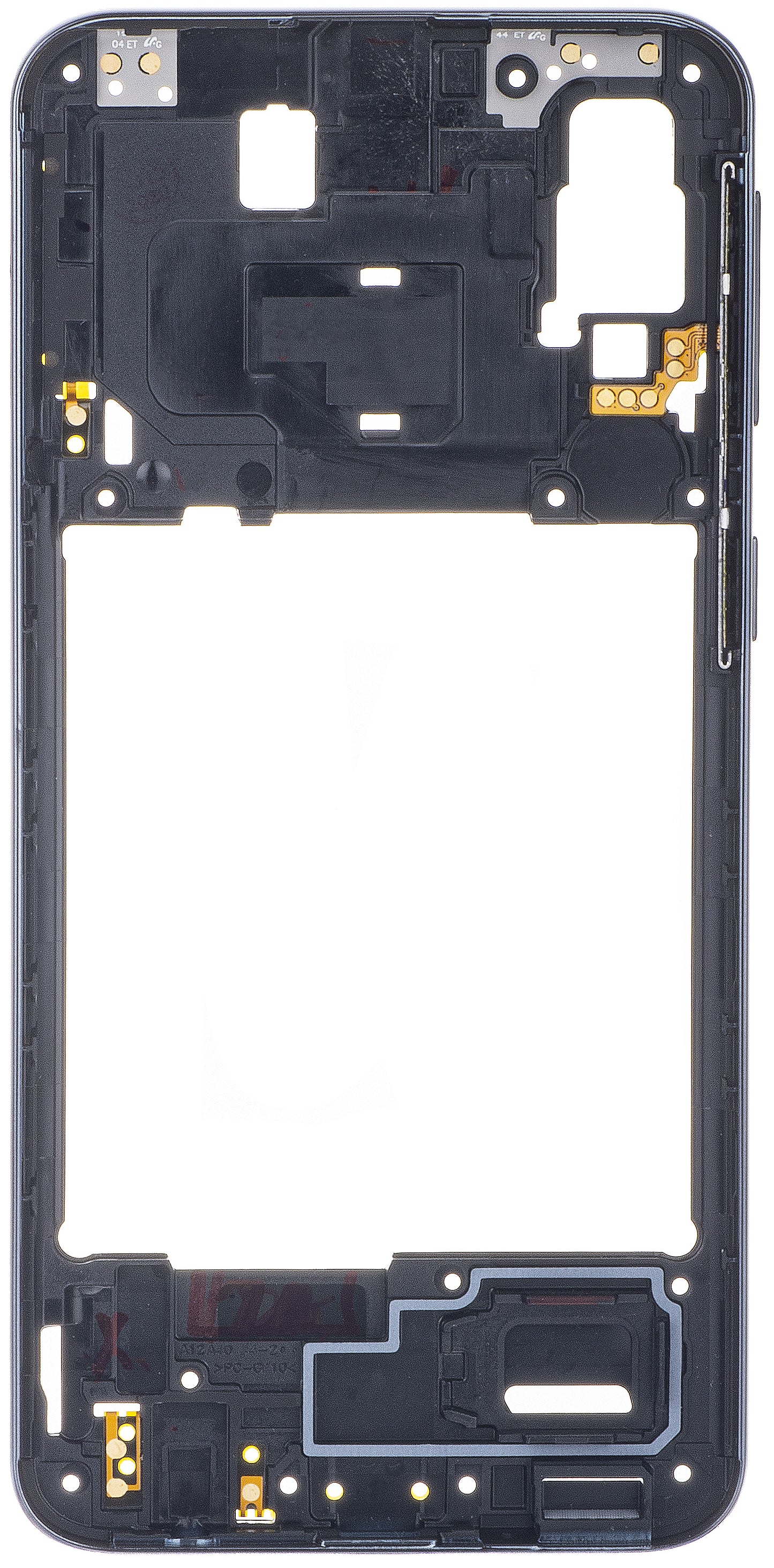 Srednji okvir Samsung Galaxy A40 A405, Crni